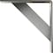 Ekena Millwork Traditional Steel Bracket, Stainless Steel 2"W x 10"D x 10"H BKTM02X10X10TRSS - alternate 3
